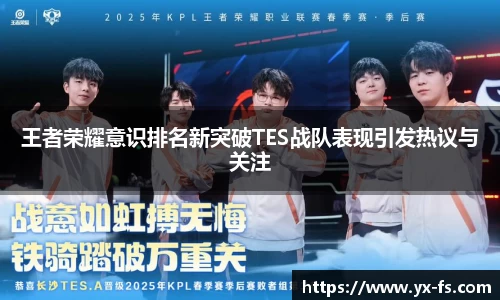王者荣耀意识排名新突破TES战队表现引发热议与关注